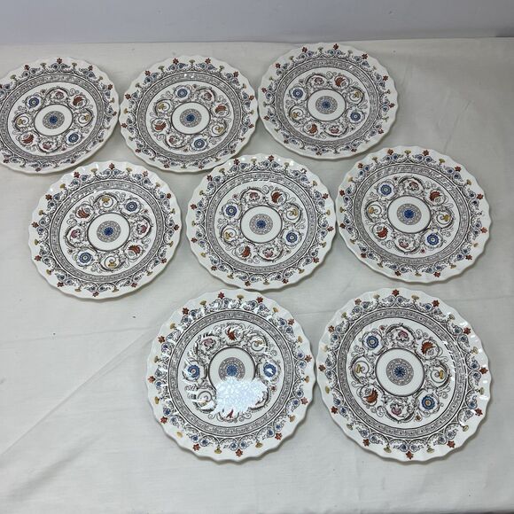 Set Of 8 Vtg Copeland Spode Florence England 6” Bread and Butter Plates - Picture 1 of 6
